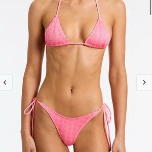VINCA - HANS PINK TRIANGLE BIKINI SET / TRIANGL